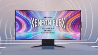 Corsair ogłasza monitor OLED Xeneon Flex 45WQHD240. Plaski czy zakrzywiony? Ty wybierasz