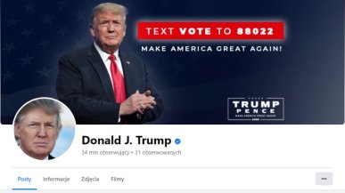Facebook przywraca konto Donalda Trumpa. Ban trwał 2 lata
