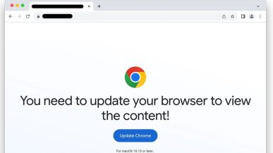 Fałszywe aktualizacje przeglądarki Google Chrome i Safari infekują komputery Mac 