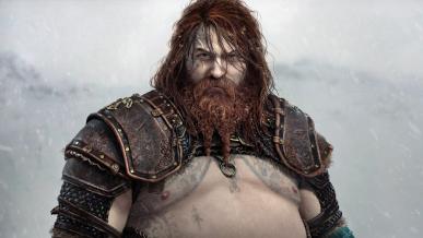 God of War: Ragnarok - gracze narzekają na czarny kolor skóry Angrbody i duży brzuch Thora