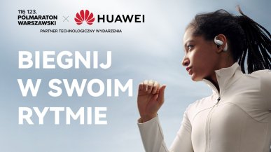 Huawei wchodzi na trasę 116 123. Półmaratonu  Warszawskiego