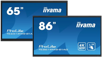 iiyama prezentuje nowe interaktywne ekrany dotykowe 4K z SERII TE14