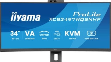 iiyama wypuszcza nowy ultrapanoramiczny monitor z logowaniem twarzą. Bezpiecznie i wygodnie