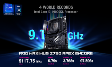 Intel Core i9-14900KS podkręcony do 9117 MHz. CPU już pobiło kilka rekordów
