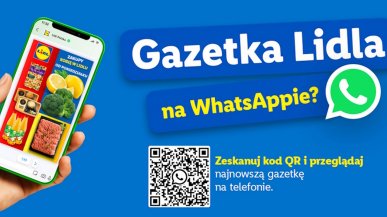 Lidl próbuje nowości i wchodzi na WhatsApp. Nowe oferty w komunikatorze