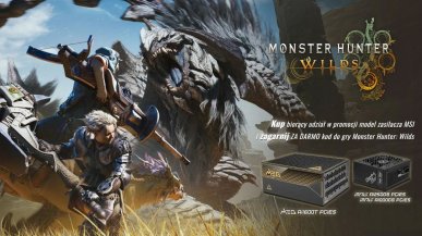 MSI ogłasza nowe zasilacze gotowe na NVIDIA RTX 50. W promocji z Monster Hunter Wilds