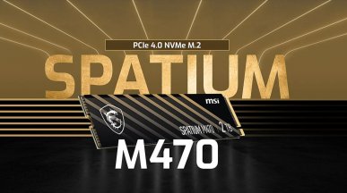 MSI Spatium M450 i M470 - nowe dyski SSD PCIe 4.0 w tańszym wydaniu
