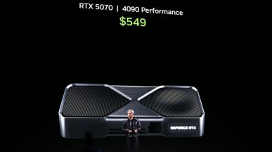 Nvidia przyznaje, że wydajność RTX 5070 jest daleka od 4090 bez „fałszywych” klatek DLSS