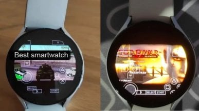 Smartwatch Samsunga przerobiony na emulator PSP. Zadziałał nawet God of War