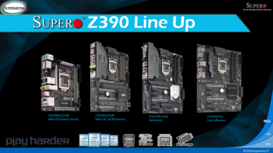 Super Micro prezentuje płyty SuperO Z390 wraz z flagowcem do podkręcania