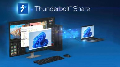 Thunderbolt Share pozwala na udostępnianie danych, urządzeń i ekranu pomiędzy komputerami