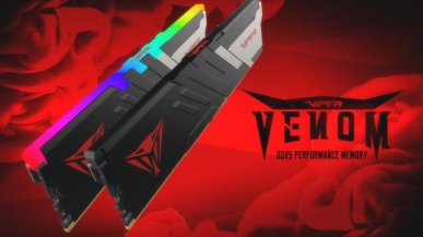 VIPER Gaming zapowiada jeszcze szybsze moduły pamięci VIPER VENOM DDR5 