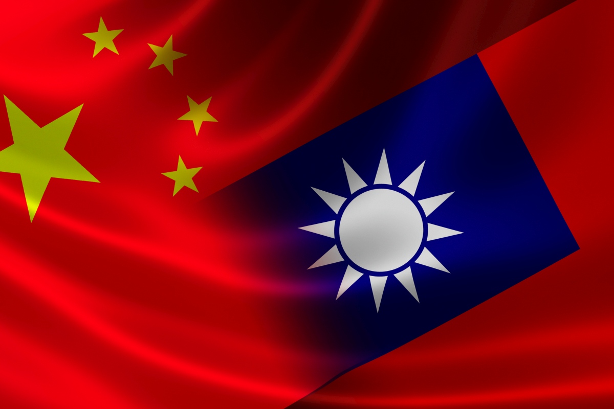 flagi chin i tajwanu