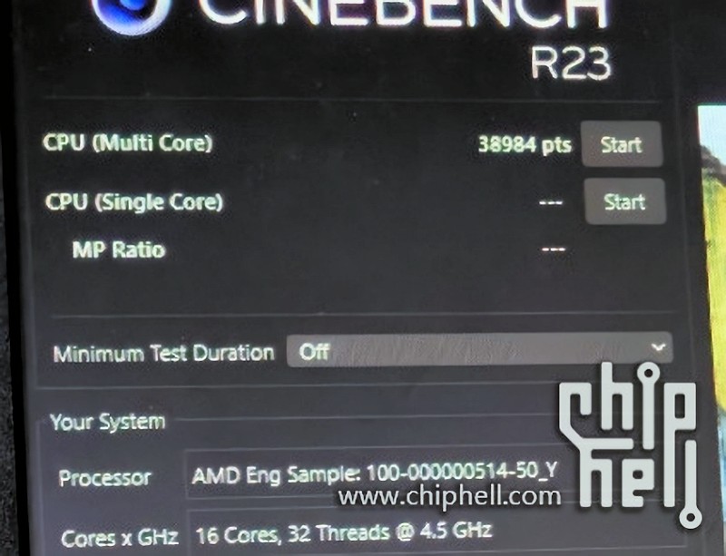 AMD Ryzen 9 7950X Cinebench R23