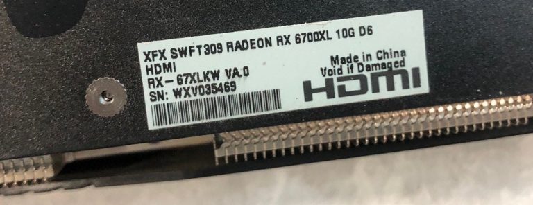 XFX Radeon RX 6700 XL