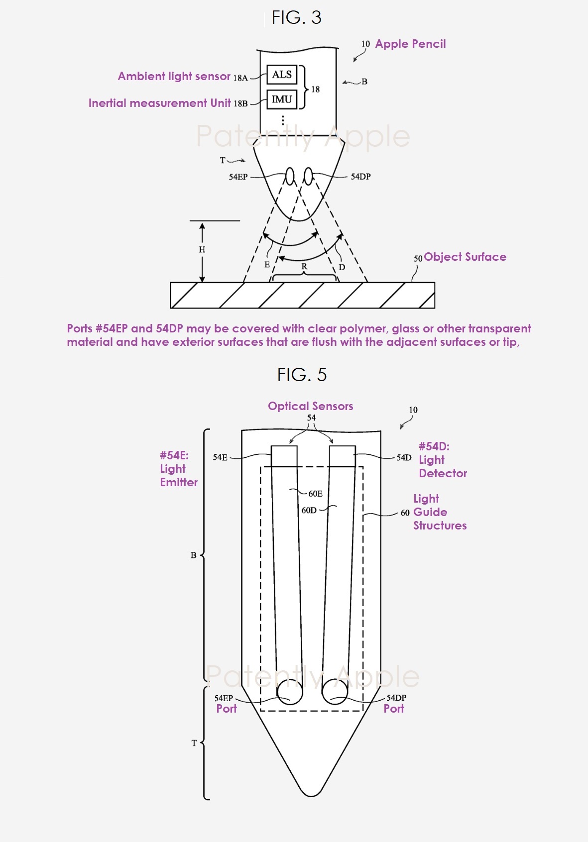 Apple Pencil 3. generacji patent