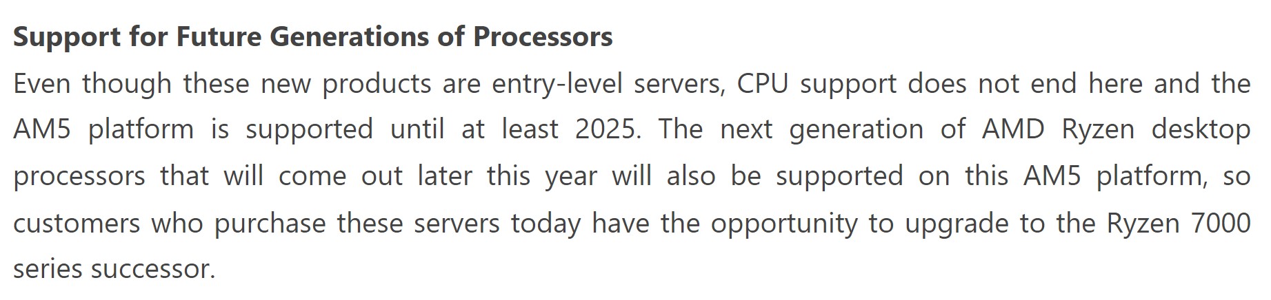 Informacja o nowej generacji procesorów Ryzen