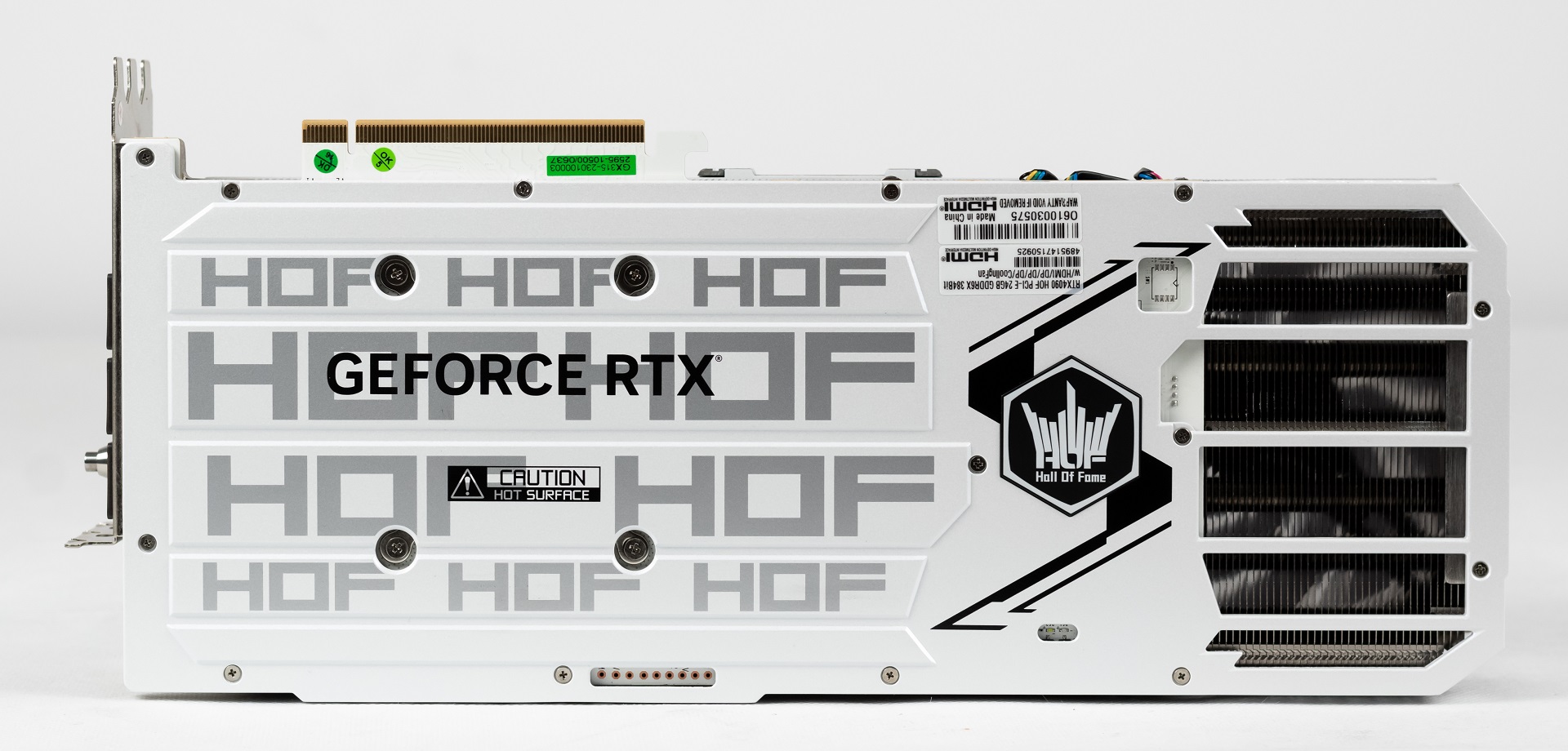 KFA2 GeForce RTX 4090 HOF - backplate