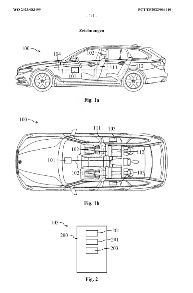 BWM patent na granie w samochodzie