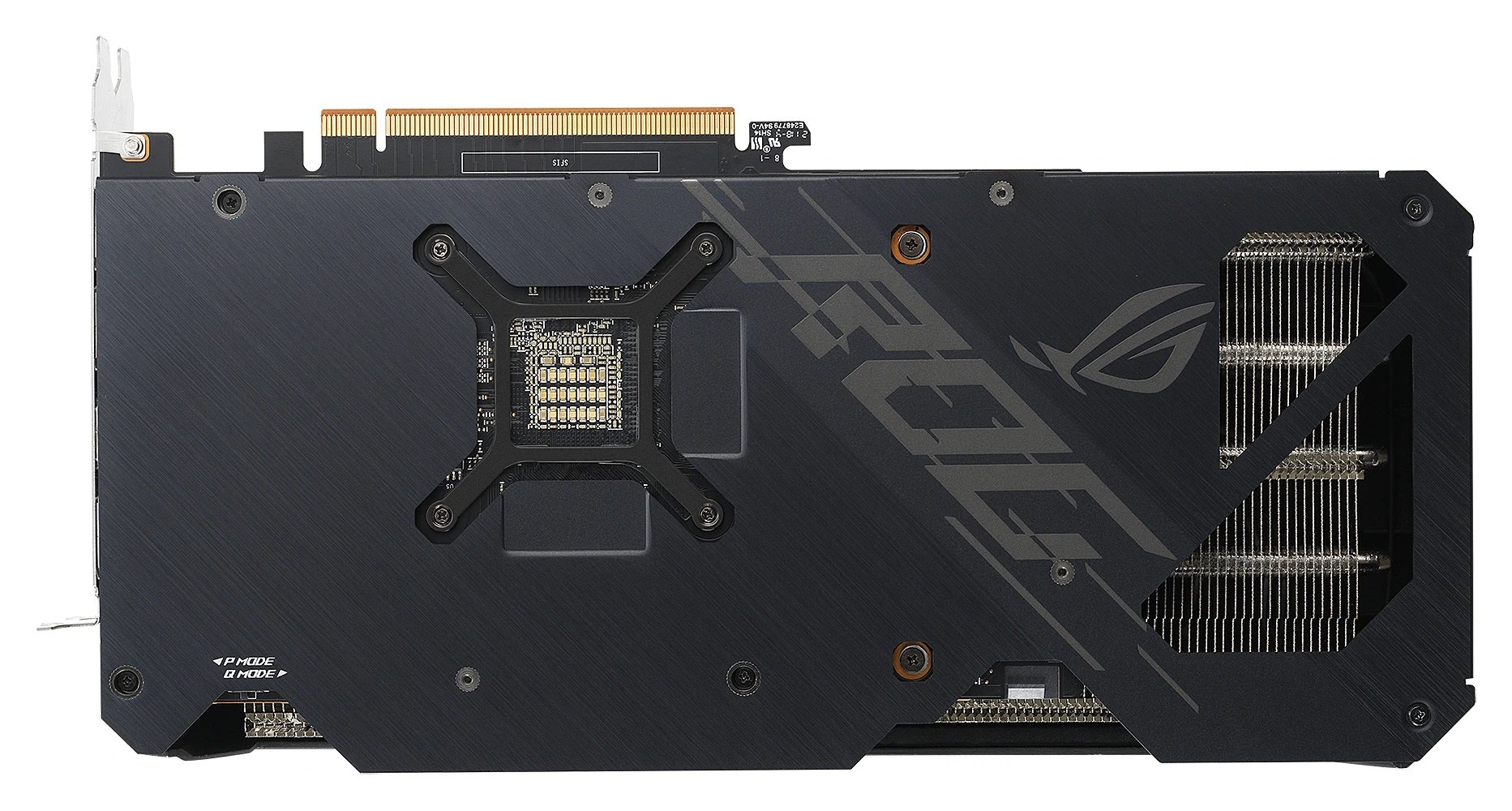 ASUS ROG STRIX Radeon RX 7600 OC - backplate
