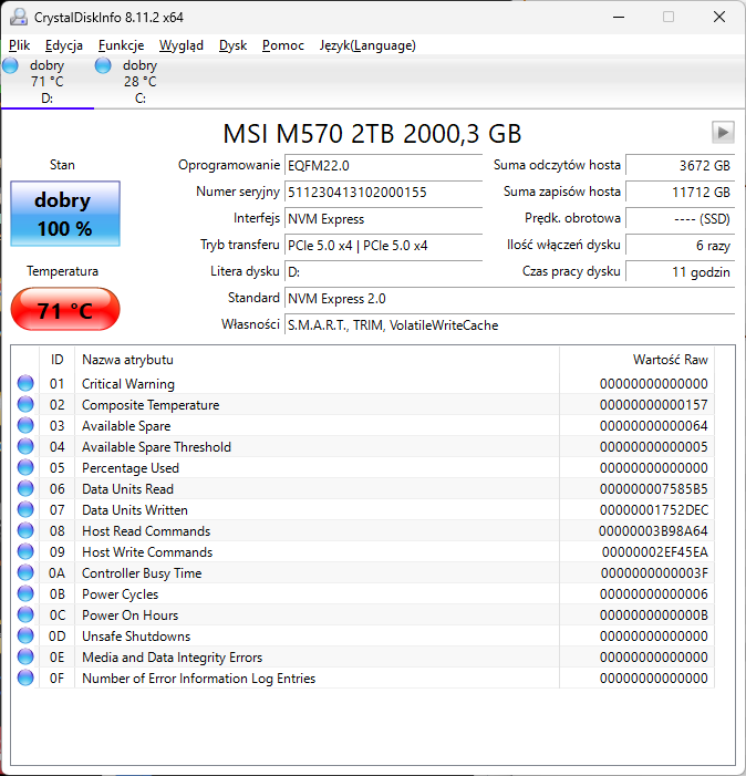 MSI Spatium M570 - 