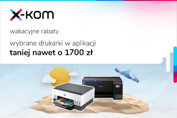 W aplikacji x-kom wybrane drukarki kupisz nawet o 1700 zł taniej 