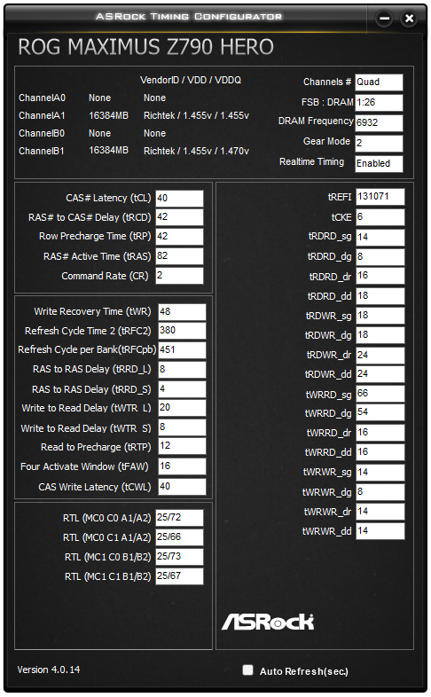 Test Patriot Viper Elite 5 RGB TUF 2x16 GB 6600 MHz. Dobra pamięć DDR5 dla fanów ASUS-a