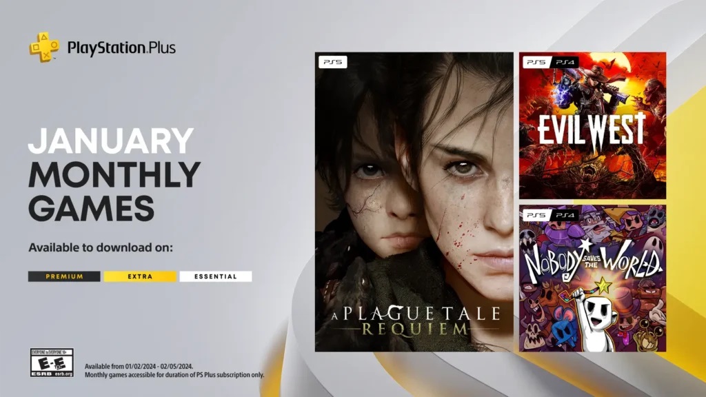 Sony ujawniło gry, które trafią do PS Plus Essential w styczniu