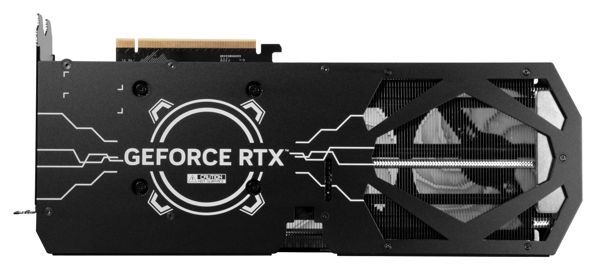 KFA2 GeForce RTX 4070 SUPER EX Gamer - backplate