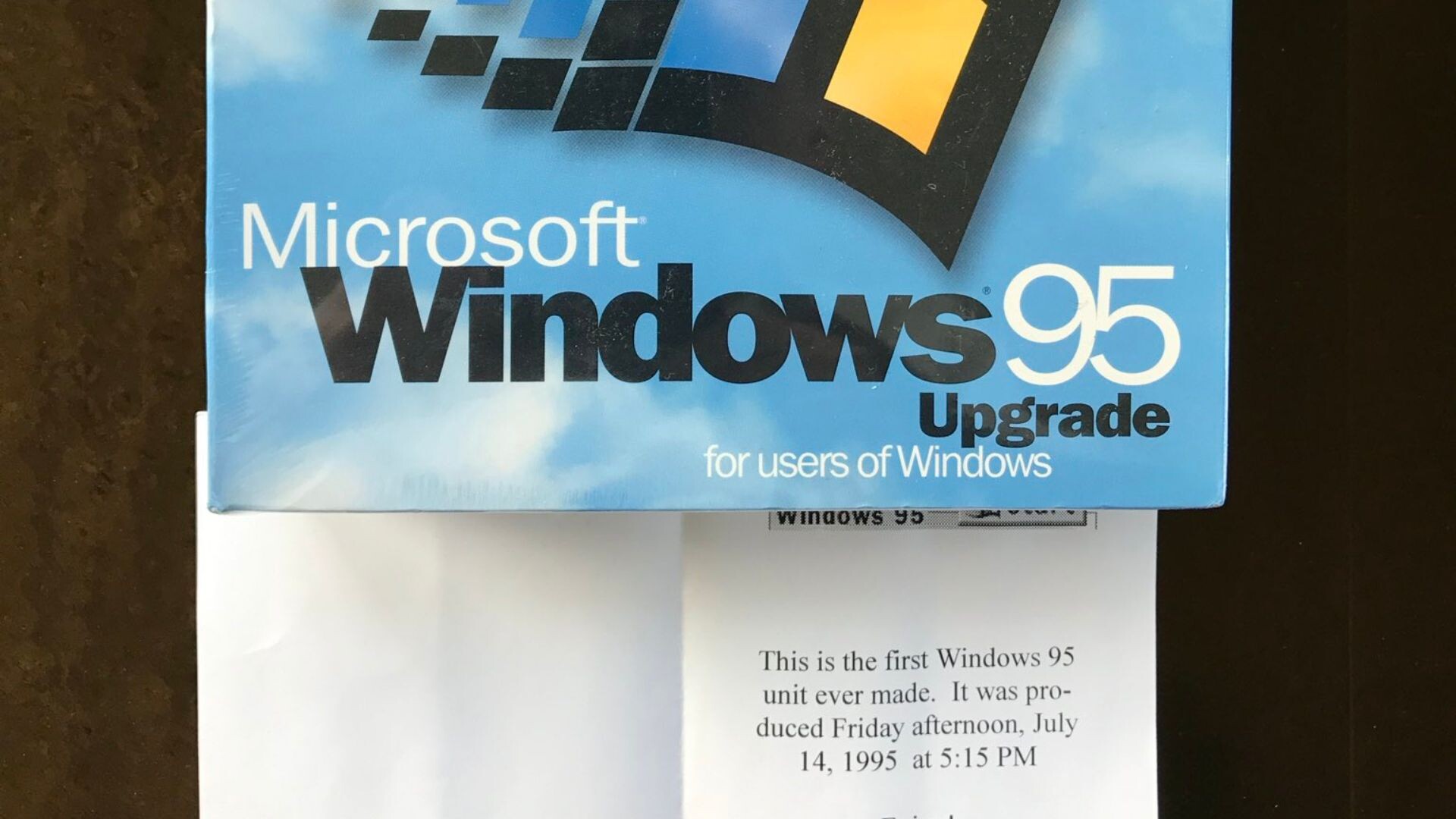 Pierwsza w historii kopia systemu Windows 95 odnaleziona