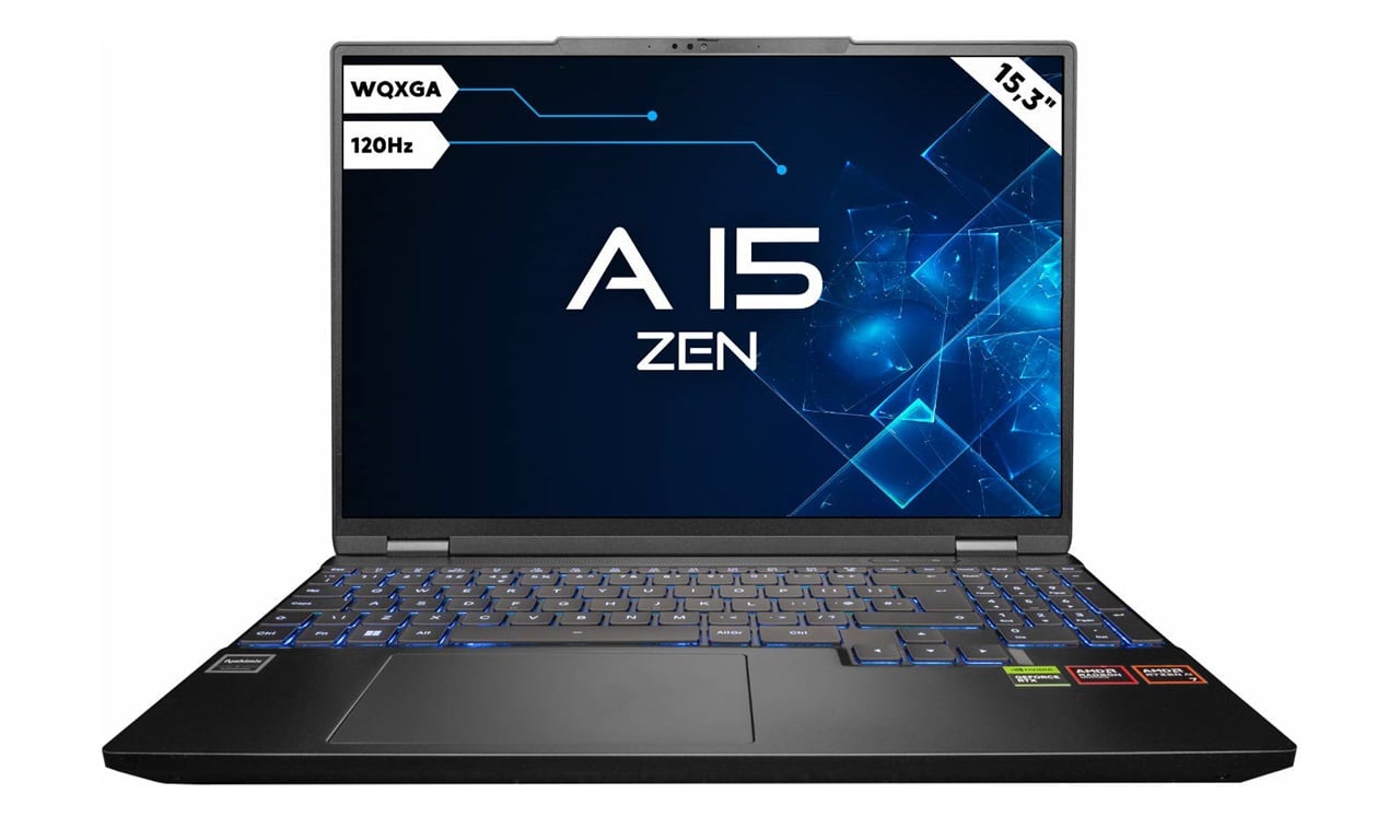 Hyperbook A15 Zen - nowy laptop z AMD Ryzen 7 i GPU NVIDIA GeForce