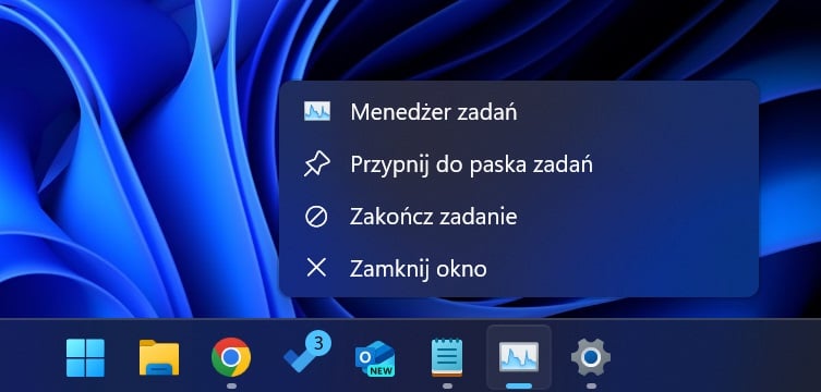 Ukryty przycisk w Windows 11