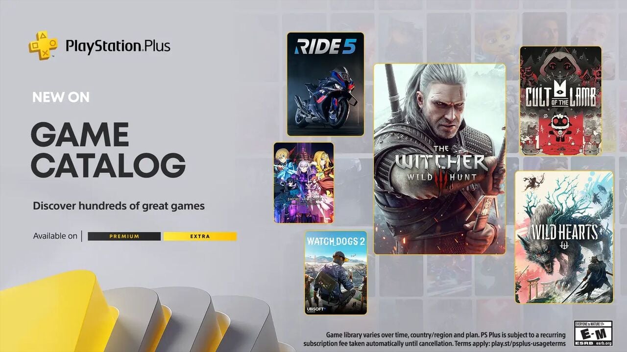 Wiedźmin 3: Dziki Gon w PS Plus Extra i Premium. Sony ujawnia nowy zestaw gier