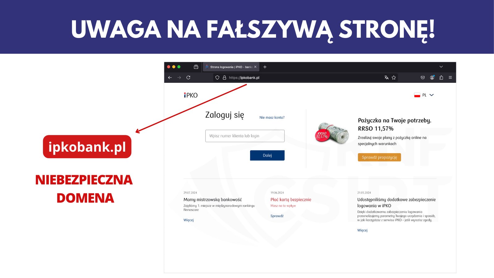 Uwaga na fałszywkę ipko