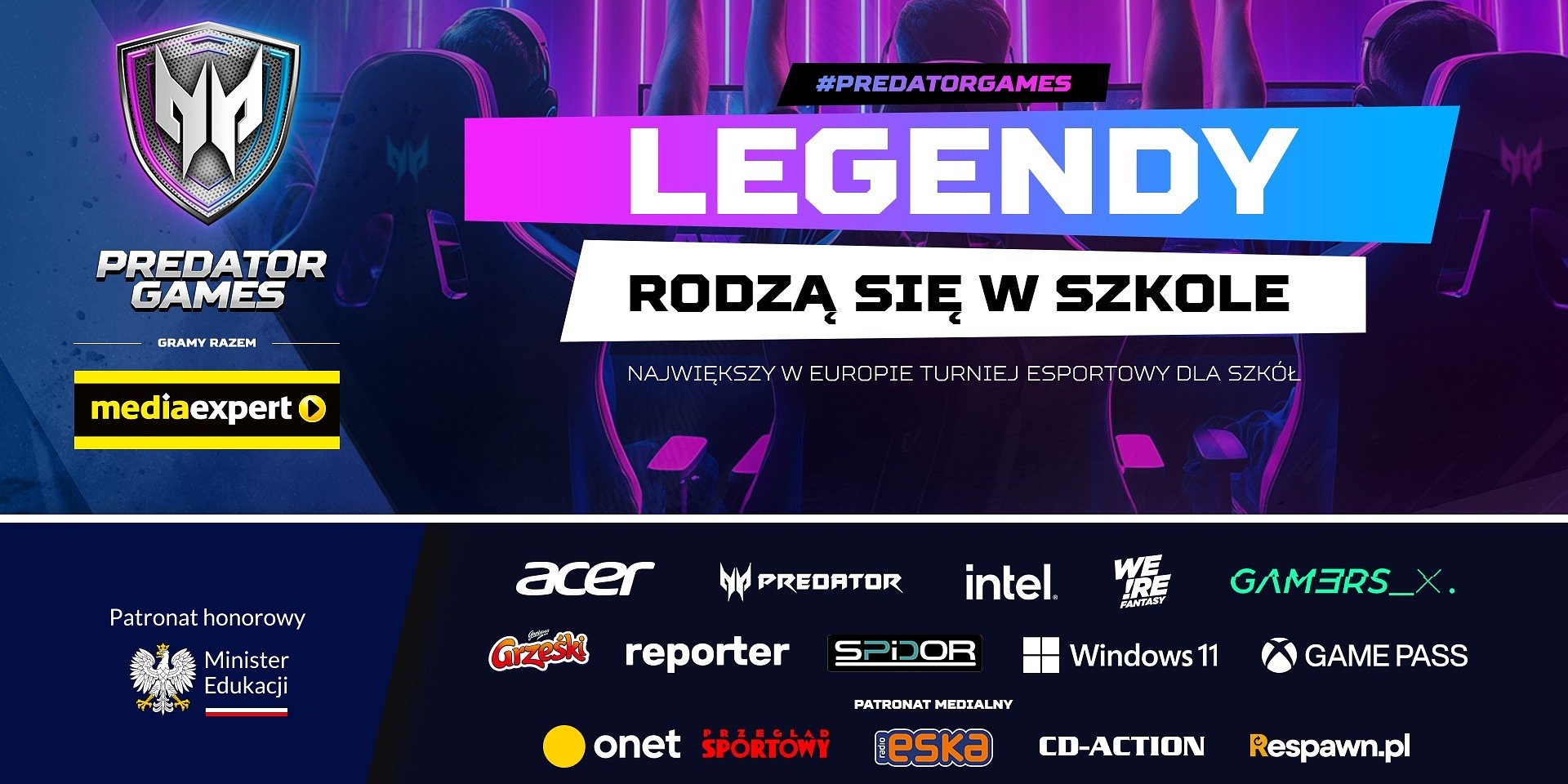 Startuje drugi sezon Predator Games - międzyszkolne mistrzostwa e-sportowe z ogromną pulą nagród