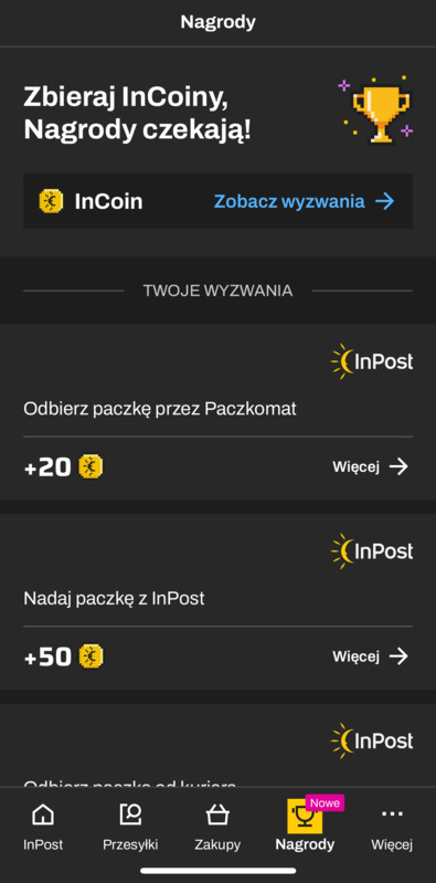 InCoiny za wyzwania