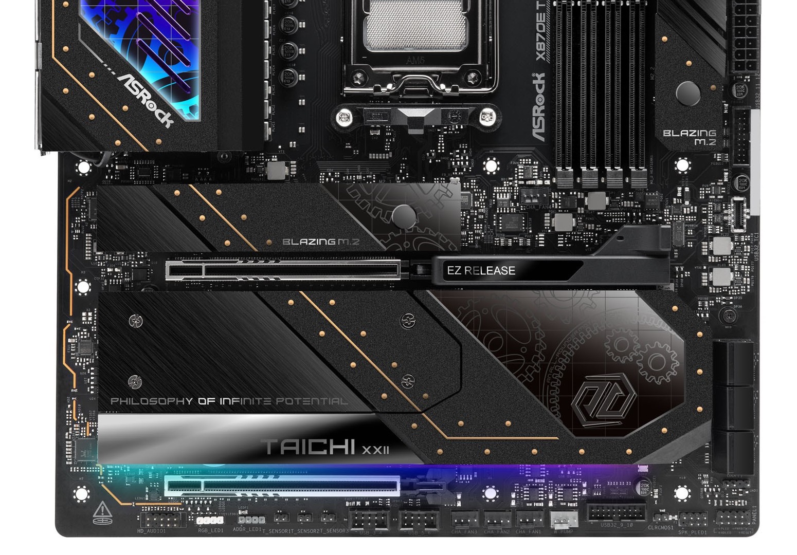 Test płyty ASRock X870E Taichi. Cztery złącza M.2 bez ucinania linii GPU