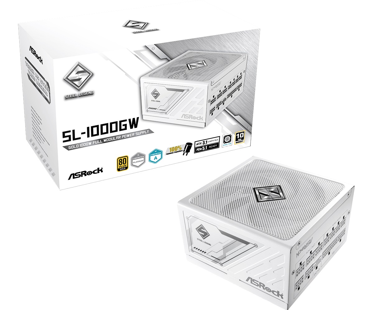 Zasilacz ASRock Steel Legend White