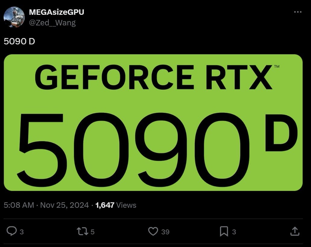 GeForce RTX 5090D