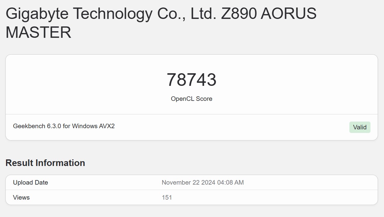 Intel Arc B580 - wynik