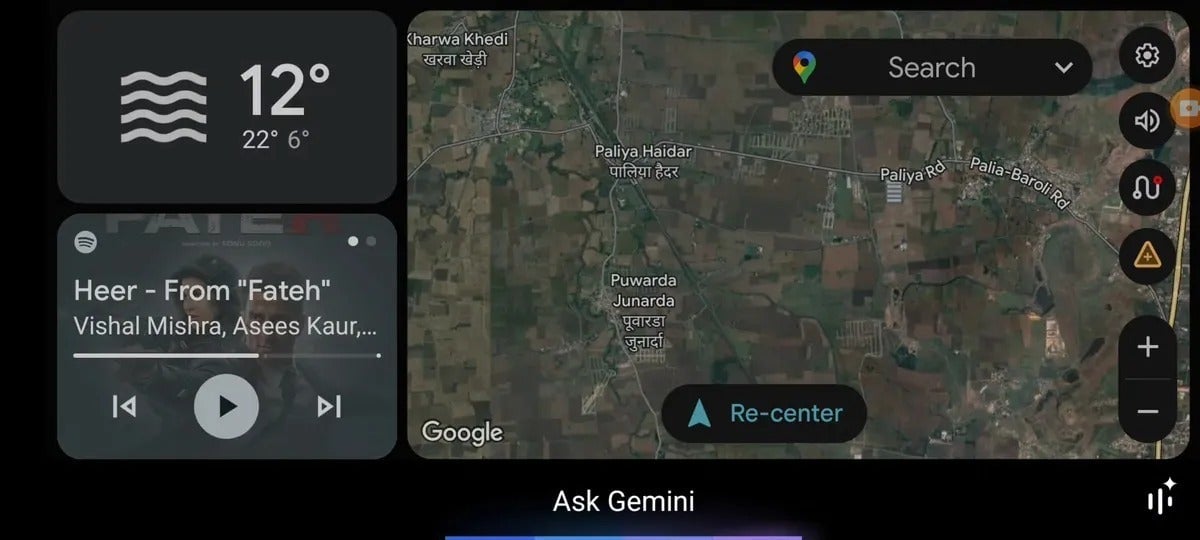 Gemini w Android Auto