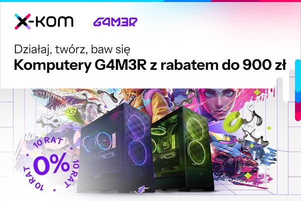 Promocja na wybrane komputery G4M3R 