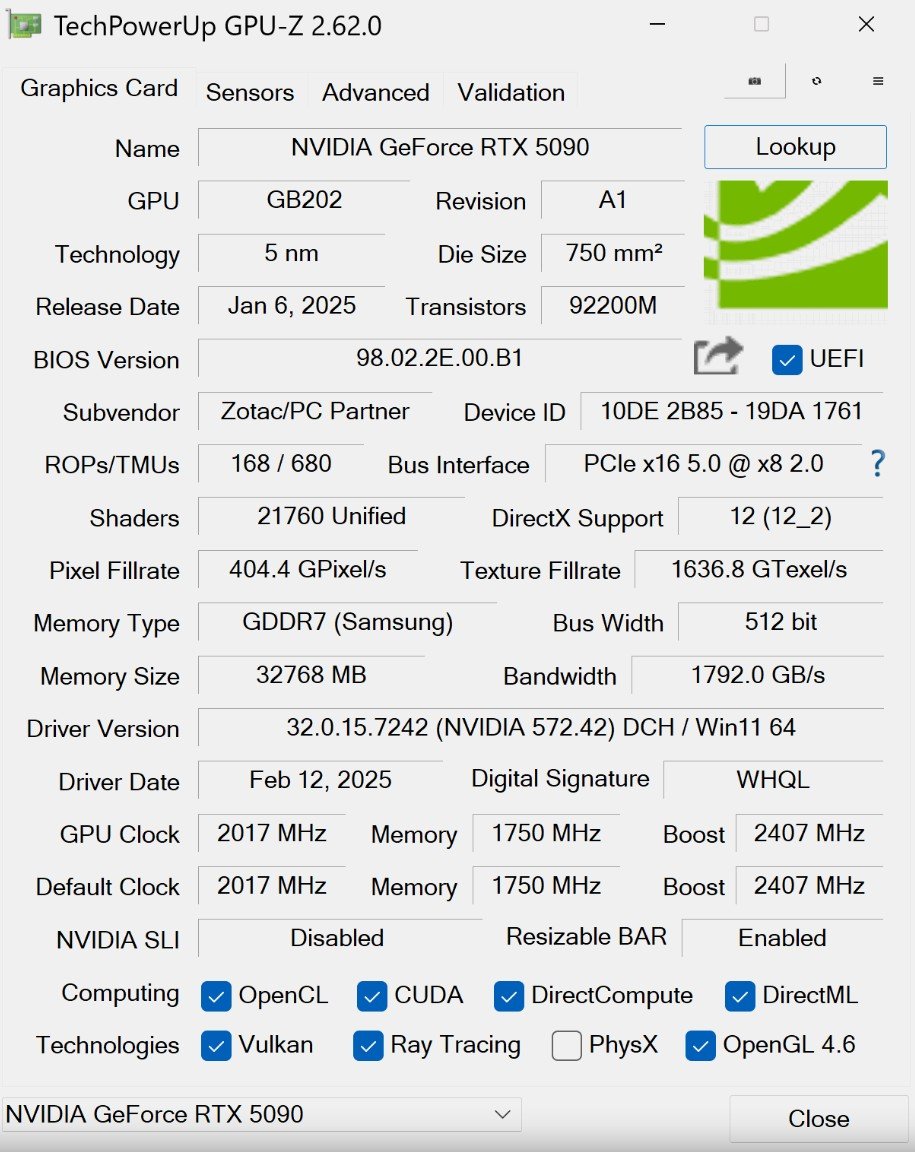 Odczyt z GPU-Z