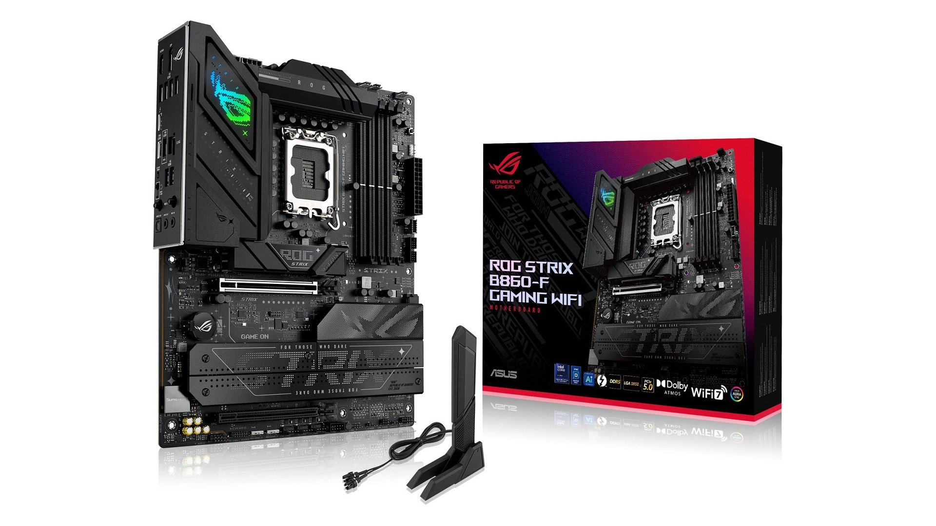 Test ASUS ROG STRIX B860-F GAMING WIFI. Bogata specyfikacja i ciekawy wygląd