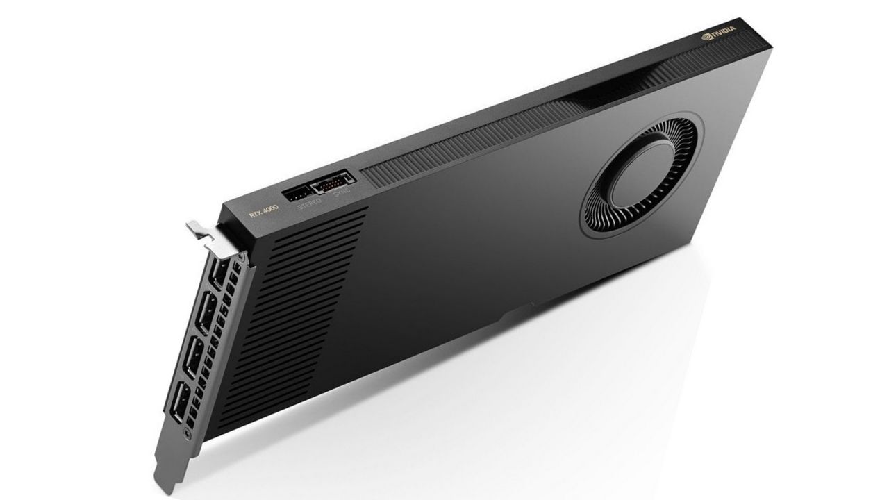 Jednoslotowa NVIDIA RTX 4000 Ada Generation