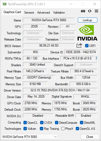 Test NVIDIA GeForce RTX 5060. Mocny kandydat na wtopę roku