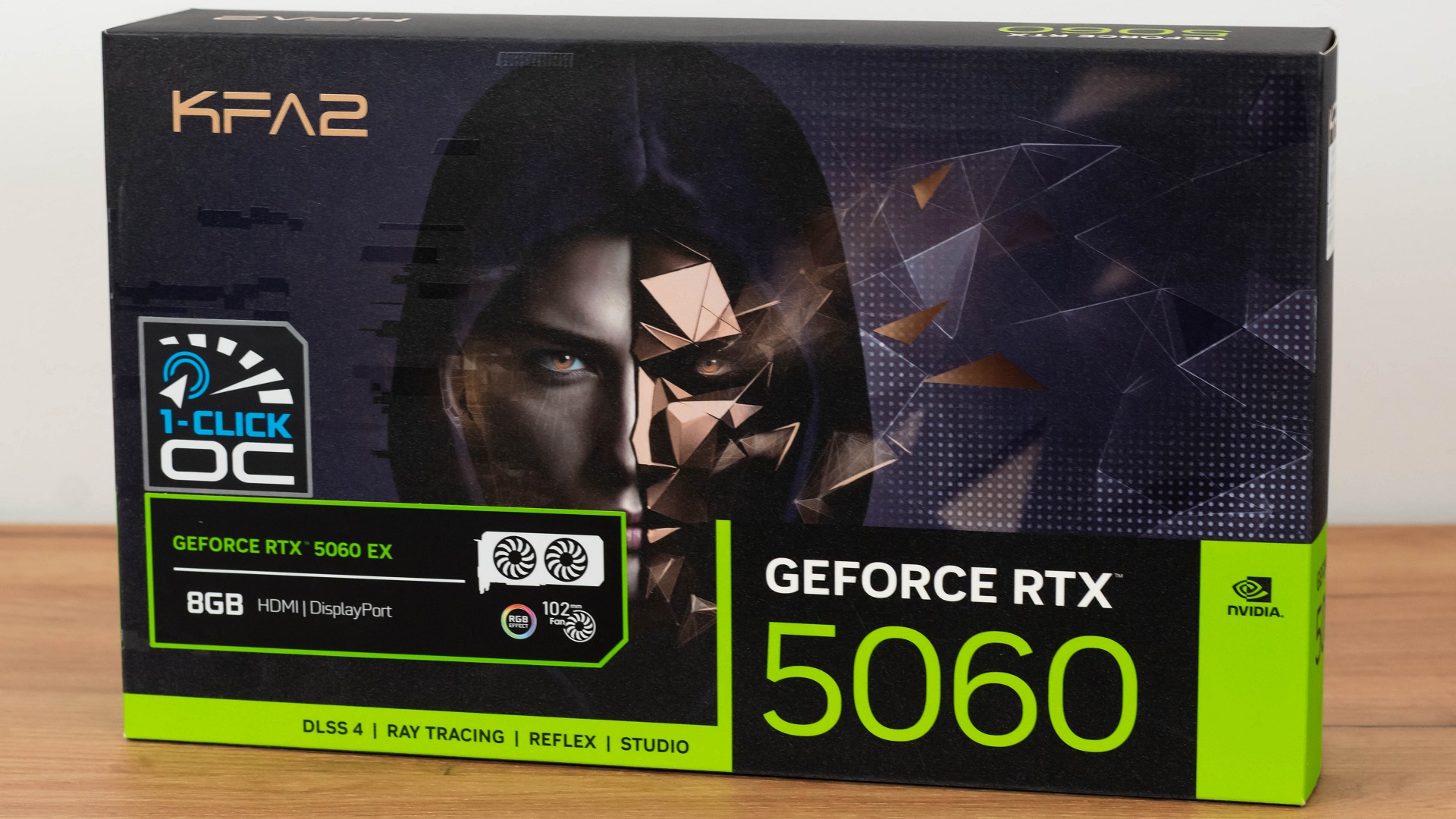 Test KFA2 GeForce RTX 5060 EX. Rozświetlona karta z dobrym chłodzeniem
