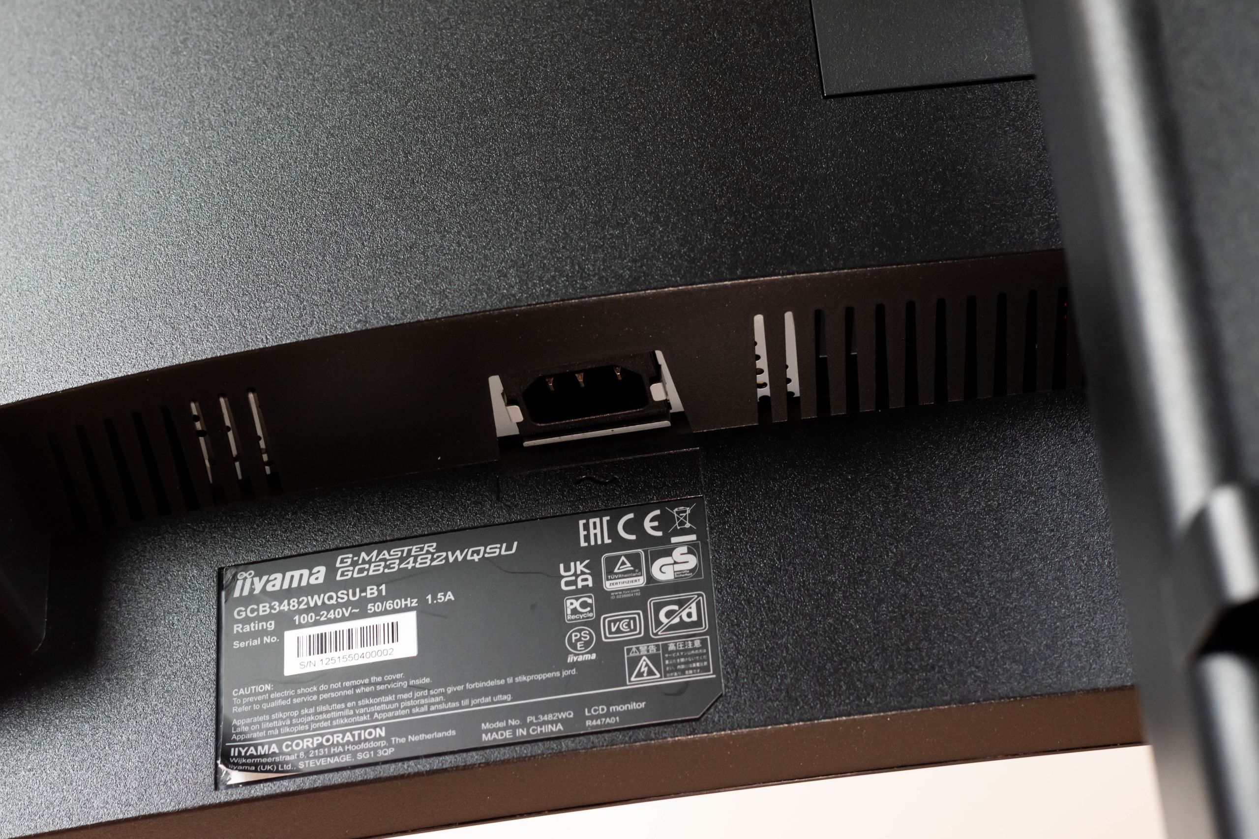 iiyama G-Master GCB3482WQSU-B1 Black Hawk