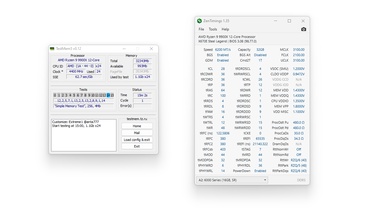 Patriot Viper Elite 5 Ultra 6000 MHz CL 28 - test nowej rodziny DDR5 na platformie AMD