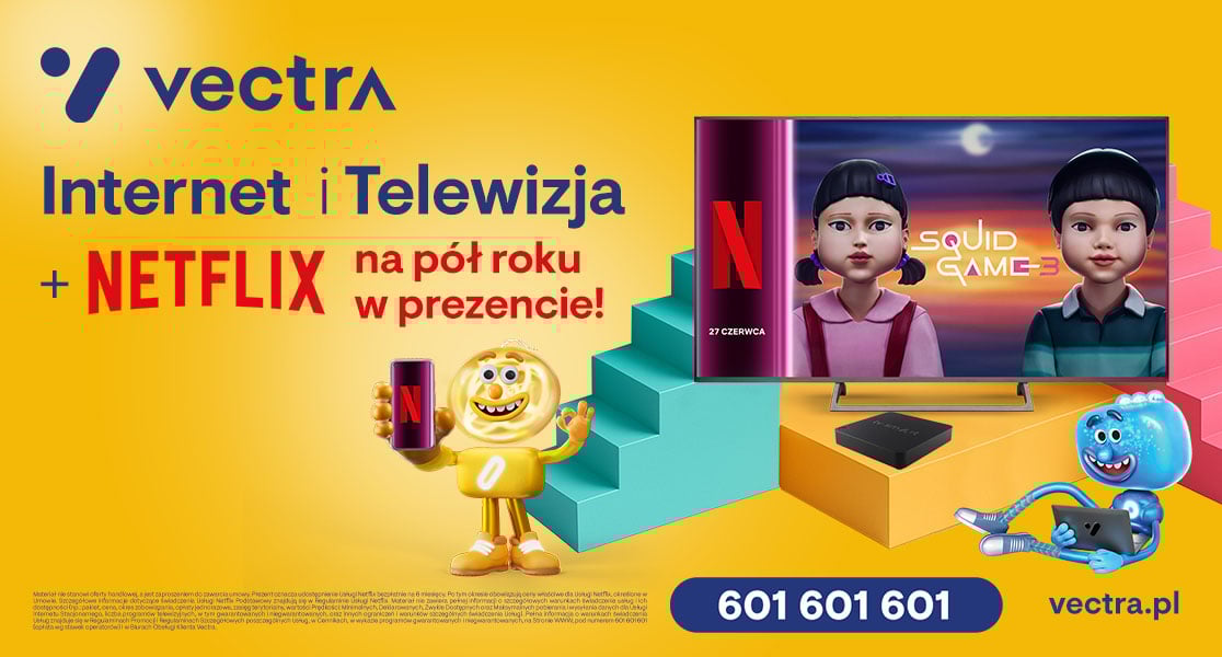 Netflix w Vectra promocja